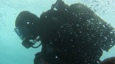German Girl who joined us for a dive