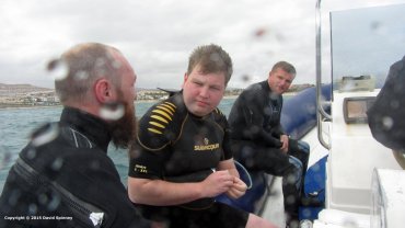 Ollie, Wayne and Ben on the rib