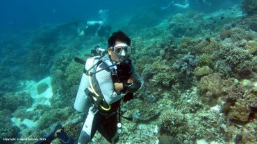 Bebong our dive guide from Go Scuba
