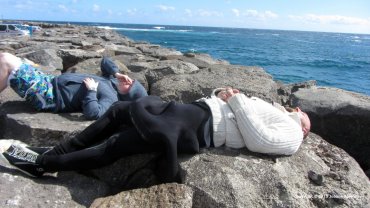 Gary Fleet and Ben Coss Resting